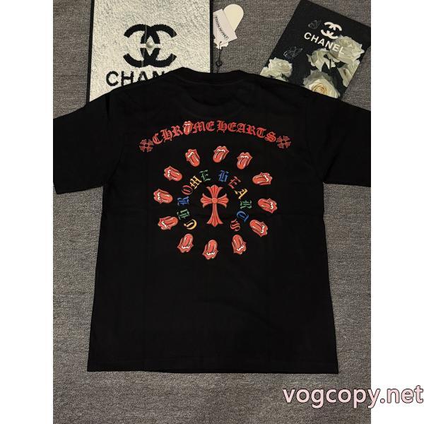 大人気!!完売前に 定番人気商品 限定人気セールブランド 偽物 激安半袖Tシャツクロムハーツ