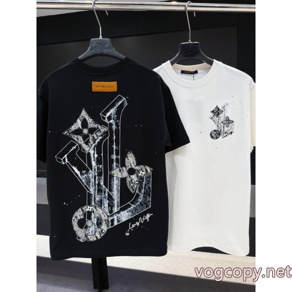 ブランド 品 スーパー コピー半袖Tシャツ大絶賛 着心地に 欲しい可愛く新鮮LOUIS VUITTON