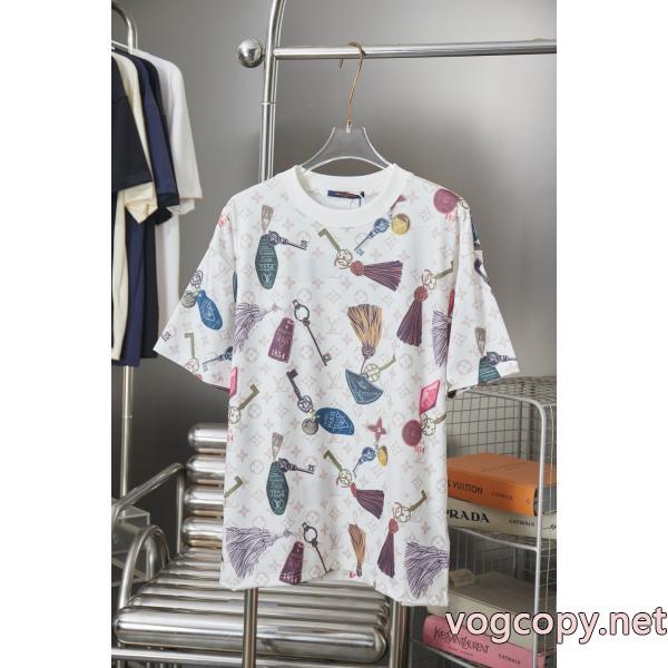LOUIS VUITTONコピー 品 ブランド販路限定モデル トレンドの先 売切必至超安値半袖Tシャツ
