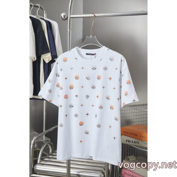 偽 ブランド 通販決算在庫処分 全国無料2026 雑誌掲載半袖TシャツLOUIS VUITTON