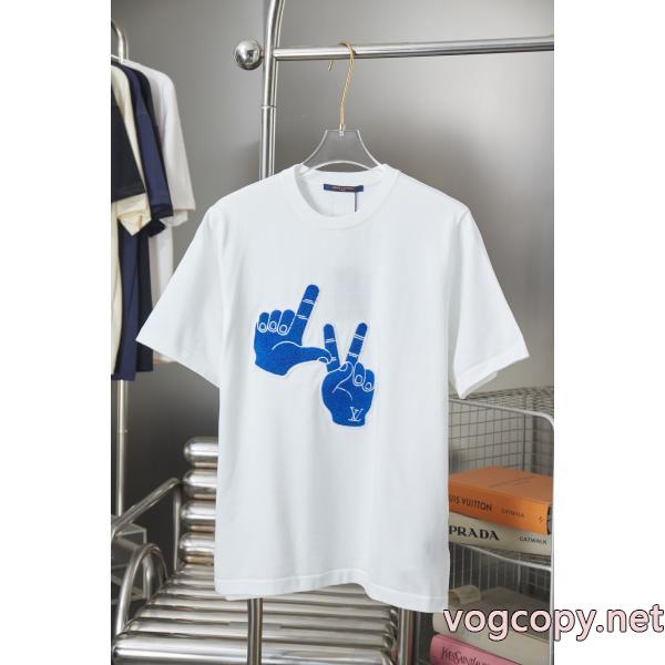 コピー 商品 販売半袖Tシャツ夏に爆発的な人気 夏季流行り すぐにお届けLOUIS VUITTON