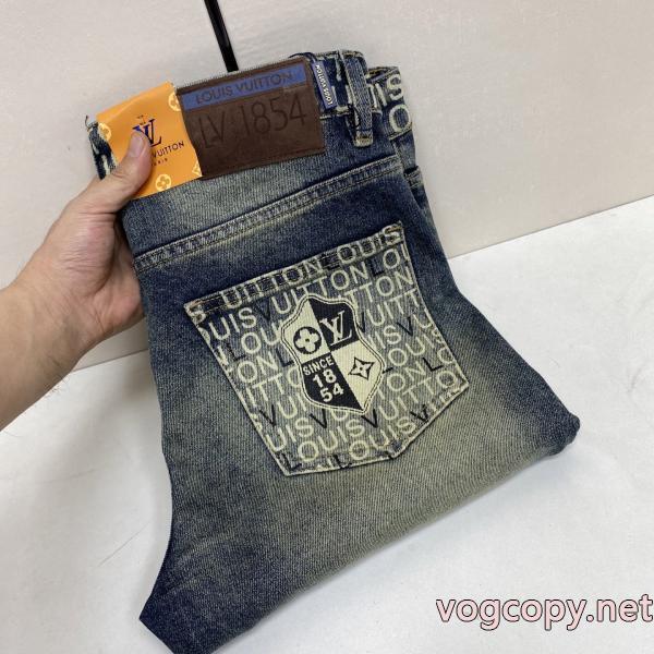 偽物 ブランド ショップギフト用最適 人気定番 都会的な印象ジーンズLOUIS VUITTON