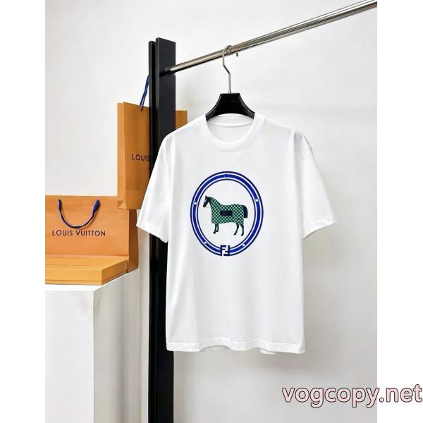 激安 ブランド 通販FENDIすぐ届く デザイン性抜群 極力最安値半袖Tシャツ