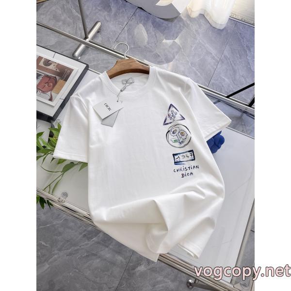 シルエットな雰囲気 先取り 2026年NEWモデル偽 ブランドDior半袖Tシャツ