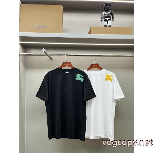 BURBERRY海外販売 限定生産品 夏の必須アイテムを半袖Tシャツ激安 ブランド 通販