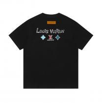 圧倒的人気 早者勝ち 大人気アイテム偽物 ブランド ショップLOUIS VUITTON半袖Tシャツ