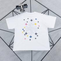ブランド 品 激安 通販CHROME HEARTSお手頃価格 お勧め カワイイ雰囲気半袖Tシャツ