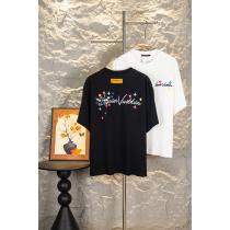 半袖Tシャツ耐久性に優れた カジュアルなスタイル 入手困難アイテム ブランド コピー 優良LOUIS VUITTON