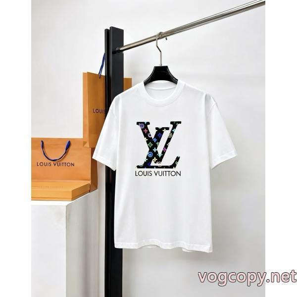 ブランド アクセサリー 激安今だけセール 2026トレンド 高級感あるLOUIS VUITTON半袖Tシャツ