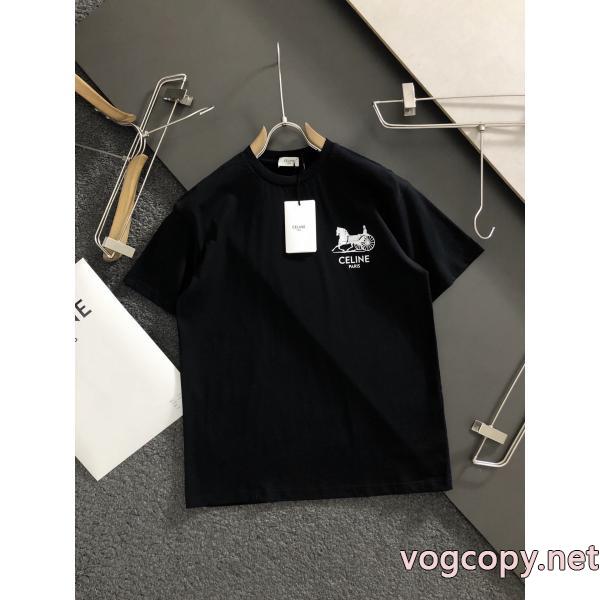 2026トレンドファッション新品 季節限定販売 ファッション感満々CELINE半袖Tシャツ偽 ブランド 通販