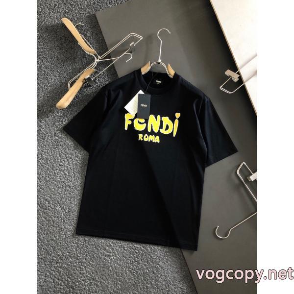 コピー 品 ブランド半袖TシャツHipHop 世代不問 ラグジュアリーブランドFENDI