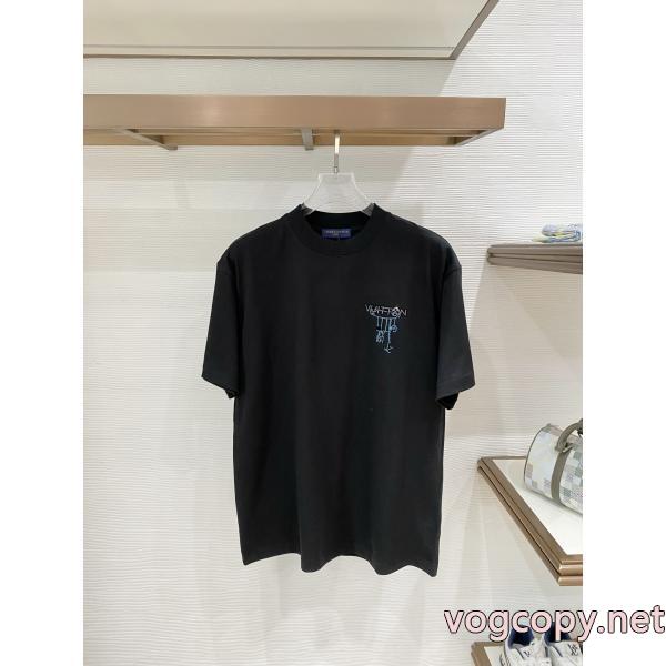 半袖Tシャツ偽 ブランド 通販LOUIS VUITTON通気性が良い すぐにお届け 2026季新作品