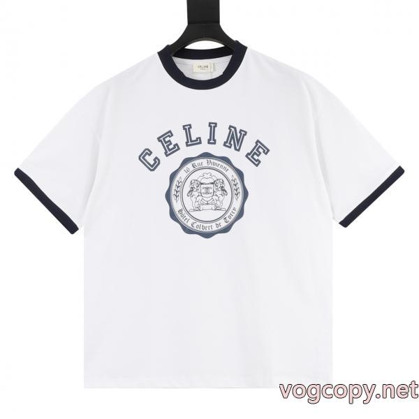 CELINE激安 通販 専門半袖Tシャツ夏に通勤などに大活躍 早い者勝ち 好評品