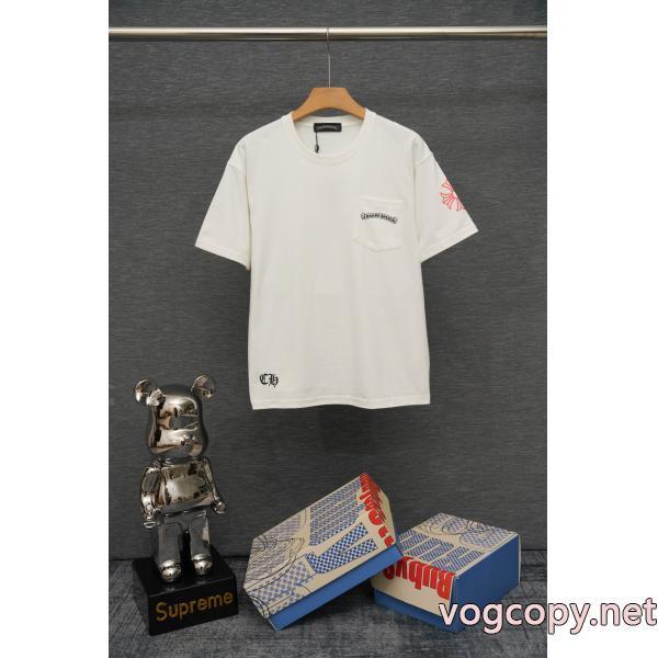 SS26完売必至 超人気高品質 スタイリッシュ半袖Tシャツ激安 ブランドCHROME HEARTS