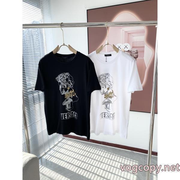 即完売 機能面抜群 夏季超人気アイテムVERSACEブランド コピー s 級半袖Tシャツ