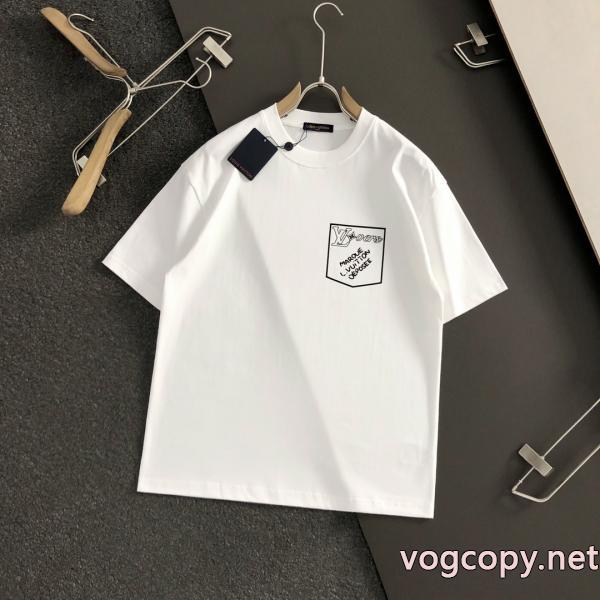 偽 ブランド LOUIS VUITTON半袖Tシャツ品質保証 男女通用 オススメ新作商品
