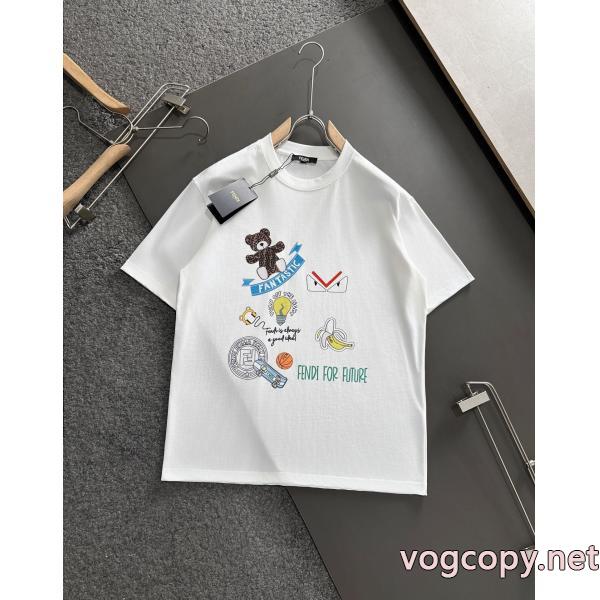 激安 通販 ブランド全国無料お買い得 新作数量限定セール セール中半袖Tシャツフェンディ