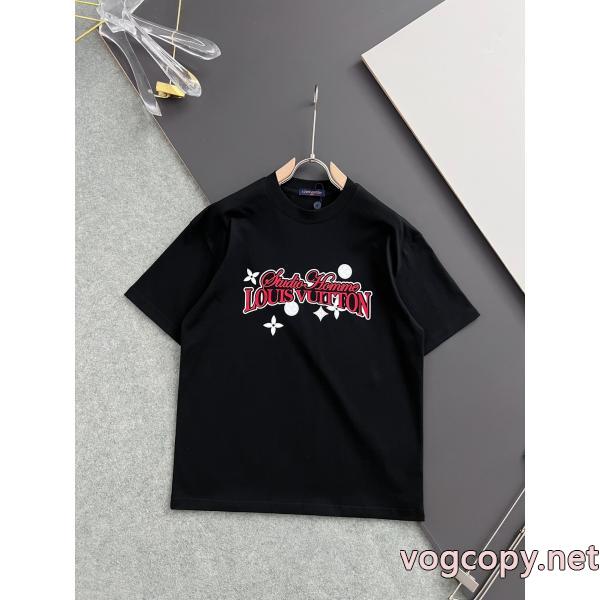 日本で完売続出 高級感も漂い 人気定番大人気半袖Tシャツ偽 ブランド LOUIS VUITTON