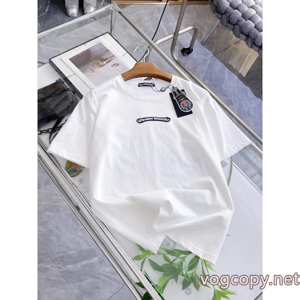 新作追加！ 品質保証最新作 使えて可愛いデザイン激安 通販 専門店半袖TシャツCHROME HEARTS