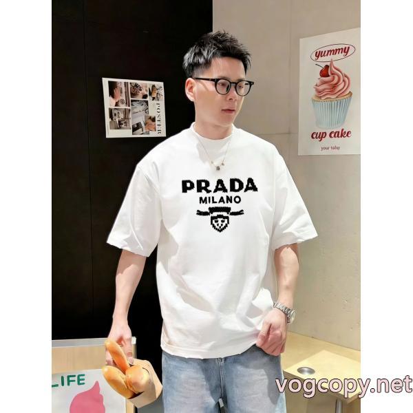 華やかに演出する 2026トレンド 希少お得！偽 ブランドプラダ半袖Tシャツ