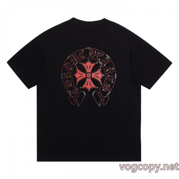 ブランド コピー s 級CHROME HEARTS半袖Tシャツセレブ愛用上品 最新アイテム 個性的なモデル