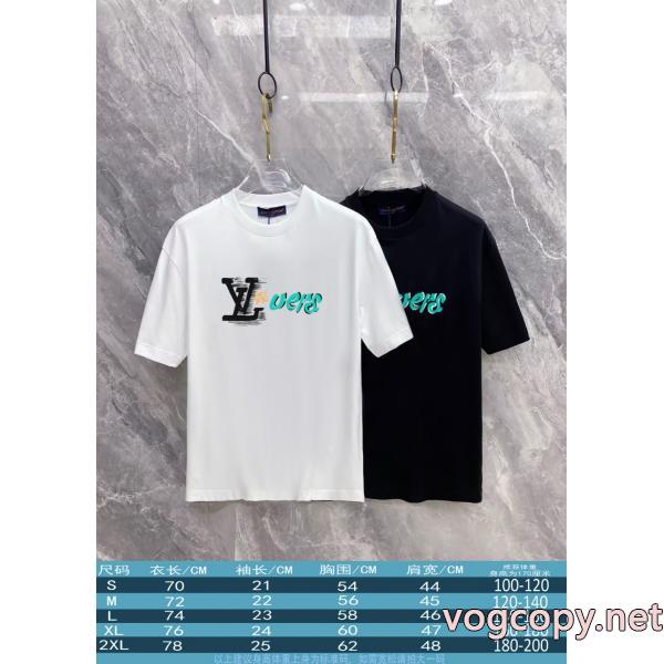 オンラインストア 相性の良い 人気確定 半袖TシャツLOUIS VUITTON通販 ブランド