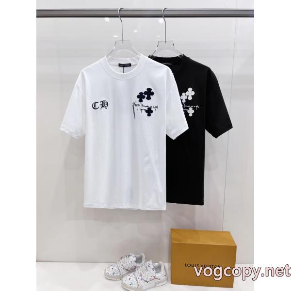 半袖Tシャツ万能な一品 安い海外限定 夏に絶対使える限定的CHROME HEARTSブランド 通販 激安