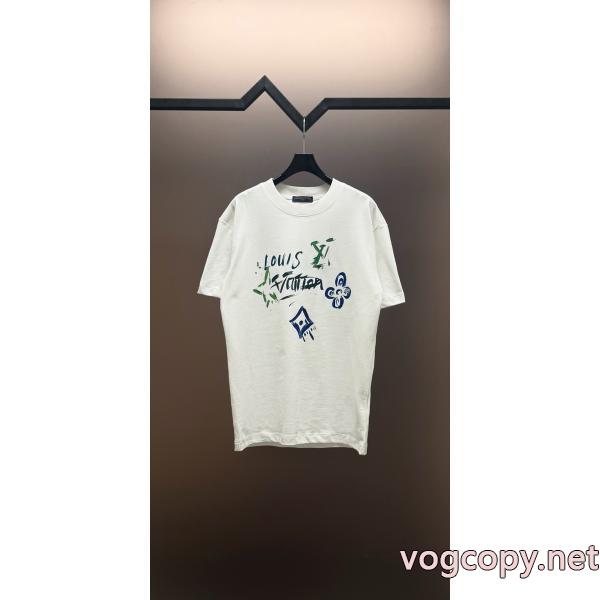LOUIS VUITTON半袖Tシャツオフィスファッション 今年発売 上質 大人気！ブランド 品 激安 通販