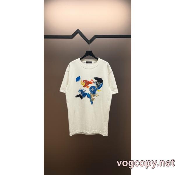 天然着色 数量限定在庫限り 超軽量LOUIS VUITTONスーパー ブランド コピー半袖Tシャツ