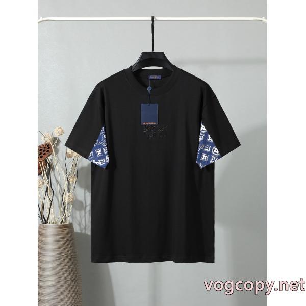 ブランド スーパー コピー 店舗半袖Tシャツ高級感も漂い 期間限定 新作限定めっちゃ綺麗色LOUIS VUITTON
