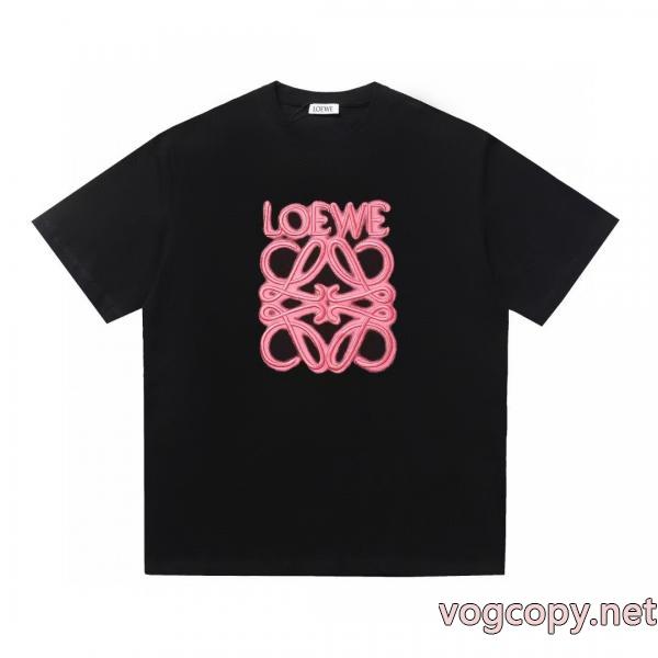 LOEWEブランド 偽物 激安上品スタイル 魅力をプラス 高評価の人気品 半袖Tシャツ