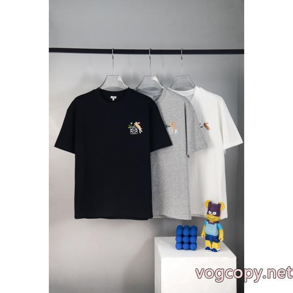 お買い得セール 型崩れしにくい 人気商品登場！偽 ブランド 販売LOEWE半袖Tシャツ