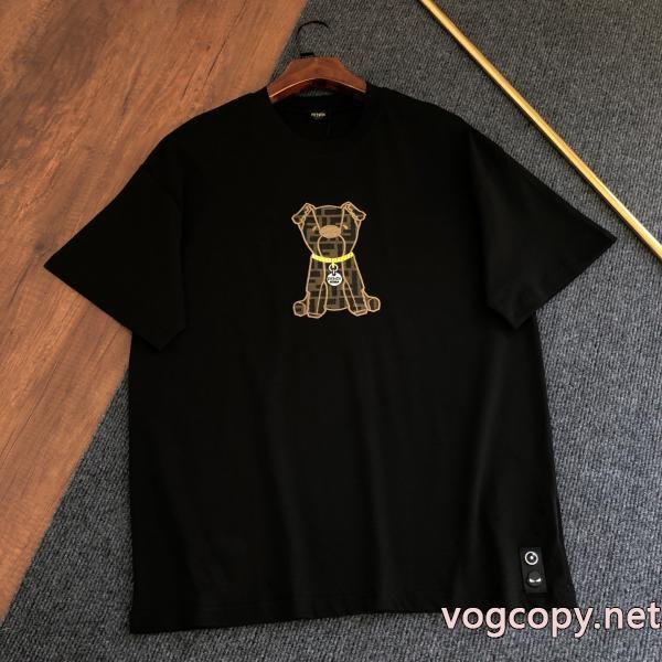 スーパー コピー 品半袖Tシャツ発表の新作モデル 風通しの良いフレア 完売間近FENDI