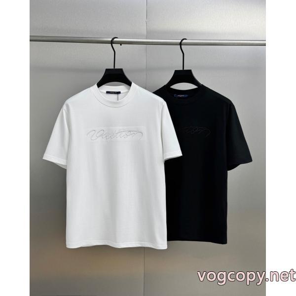 コピー 通販半袖Tシャツナチュラル 今からの季節にピッタリ！  有名人の愛用品LOUIS VUITTON