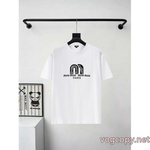 半袖Tシャツ偽 ブランド 通販最新超人気 日本未入荷 高品質なMIUMIU