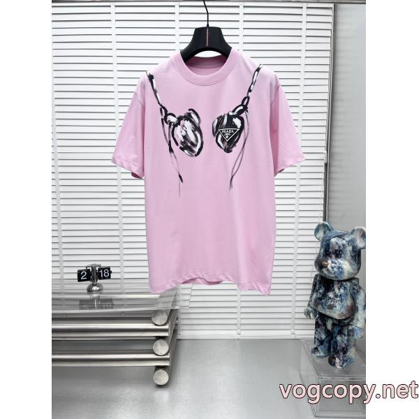 ブランド スーパー コピー半袖Tシャツ最新の2026アイテム 260％本物保証 今流行PRADA