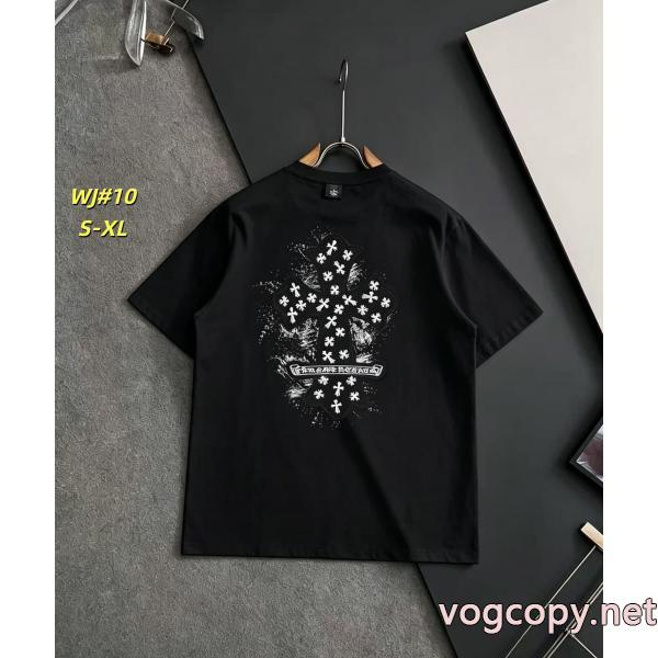 コピー 商品 ブランド人気定番送料無料 SALE! 最前線2026CHROME HEARTS半袖Tシャツ