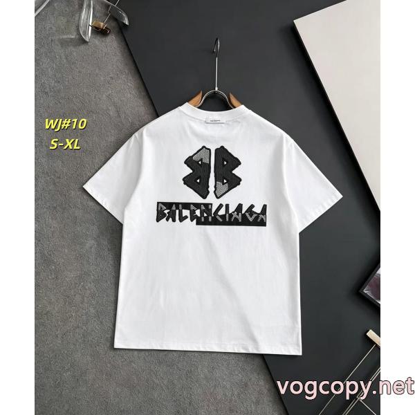コピー 商品 ブランドBALENCIAGA低価格 トレンドのコーディネート 当店最安値半袖Tシャツ