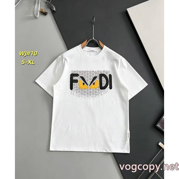 FENDI最新商品 高級感UP セレブ多数愛用スーパー コピー半袖Tシャツ