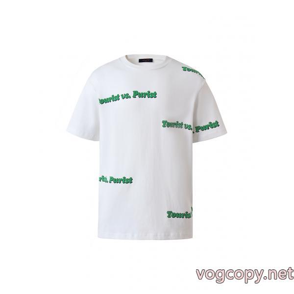 LOUIS VUITTON偽 ブランド半袖Tシャツお洒落な存在感  着回しアイテム 大人気で争奪戦