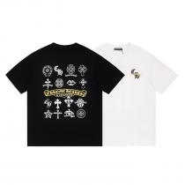 スーパー コピー海外セレブ愛用 普段使いに最適の大人スタイル 海外セレブ愛用半袖TシャツCHROME HEARTS