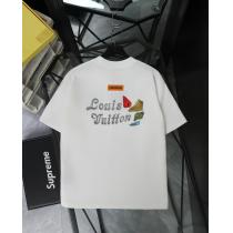 偽物 ブランド 激安即納!最大半額 完売確実! 素晴らしい2026の新作LOUIS VUITTON半袖Tシャツ