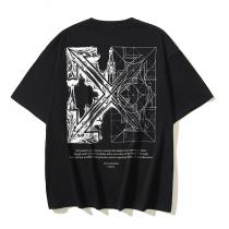 Off-White完璧なシルエット 最終価格 抜け感のある夏着物偽 ブランド 通販半袖Tシャツ