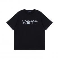 偽 ブランド 通販LOUIS VUITTON半袖Tシャツお早めに希少 超目玉 旬のアイテム