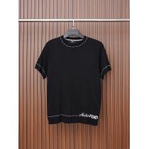 通販 ブランドFENDI上質感 雑誌掲載 夏季新作品半袖Tシャツ