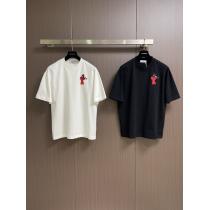 洗練な一品 完売前に即対応 風通しの良いフレア半袖Tシャツブランド コピー 販売 店AMI PARIS