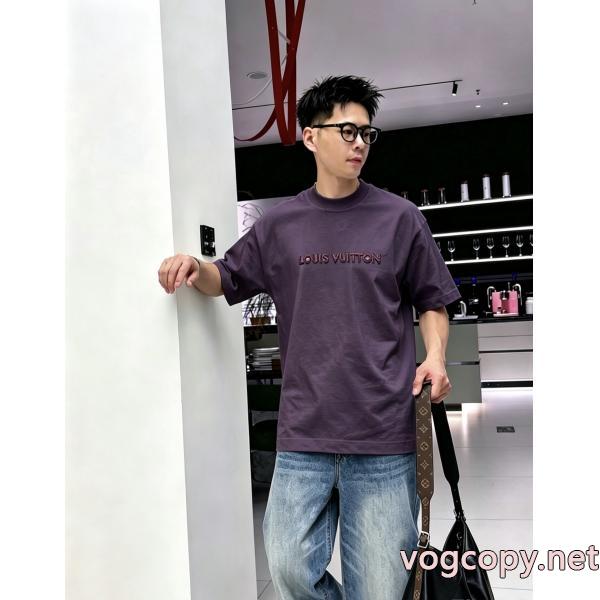  2026ブランド コピー必見 国内即発 早い者勝ち お買い得本物保証LOUIS VUITTON半袖Tシャツ