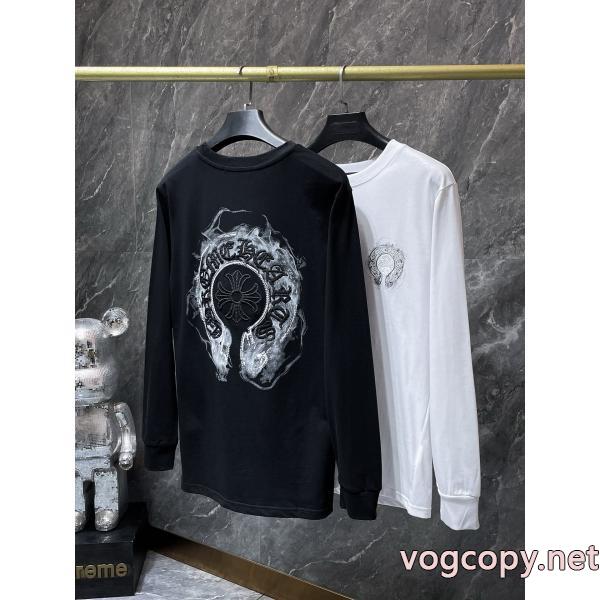 スーパー コピー抜群の着心地 人気定番 新作限定長袖TシャツCHROME HEARTS