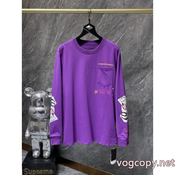 長袖Tシャツスーパー コピー 通販 優良素敵  流行フォルム 2026の定番アイテムCHROME HEARTS