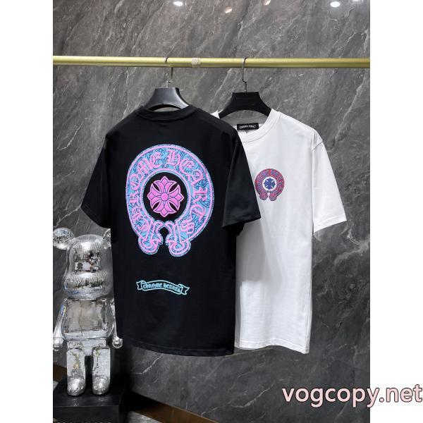 半袖Tシャツ人気アイドルオススメ 華やかな印象に 話題の新作到着ブランド スーパー コピー 店舗CHROME HEARTS
